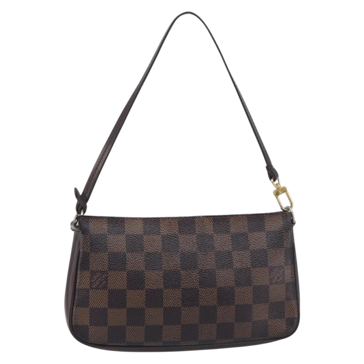 LOUIS VUITTON Damier Ebene Pochette Accessoires Pouch N41206 LV Auth ka6680