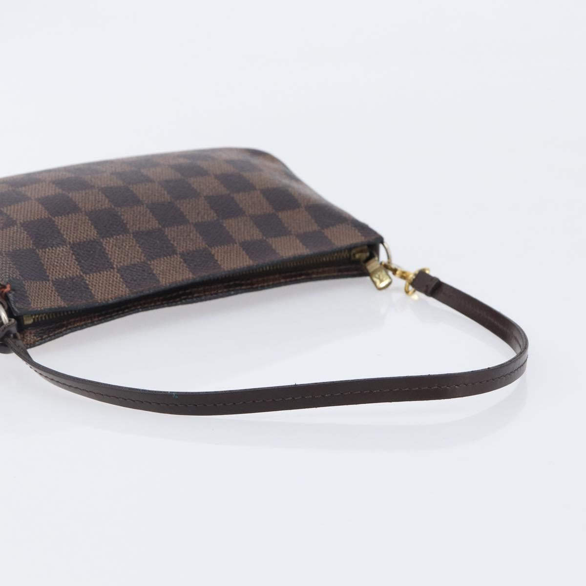 LOUIS VUITTON Damier Ebene Pochette Accessoires Pouch N41206 LV Auth ka6680