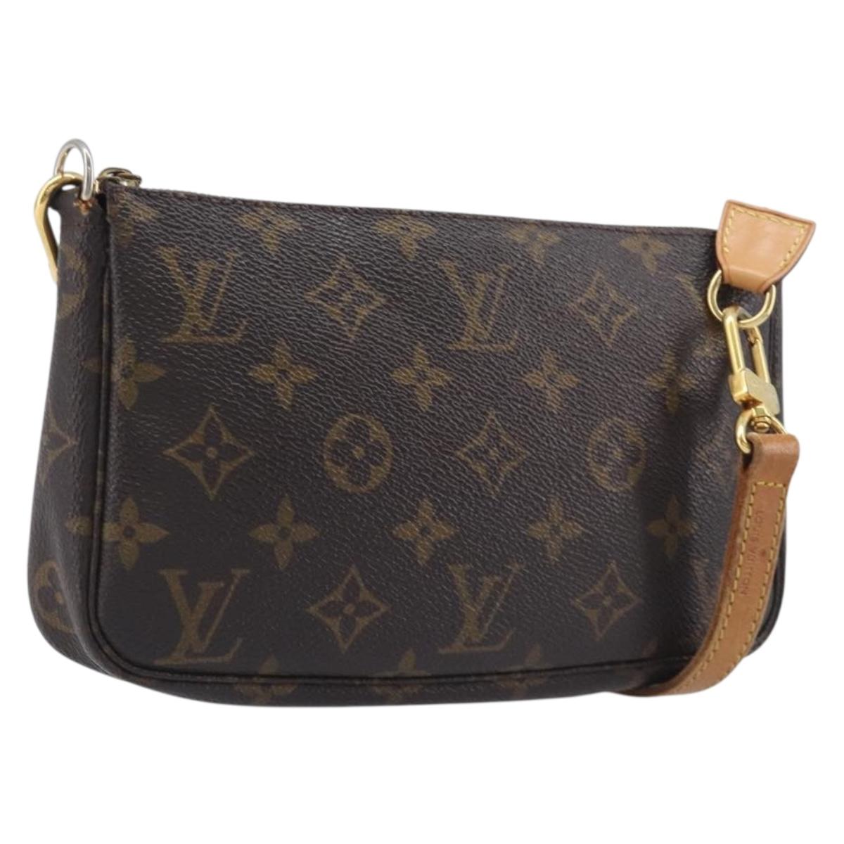 LOUIS VUITTON Monogram Pochette Accessoires Pouch M51980 LV Auth ka6688A