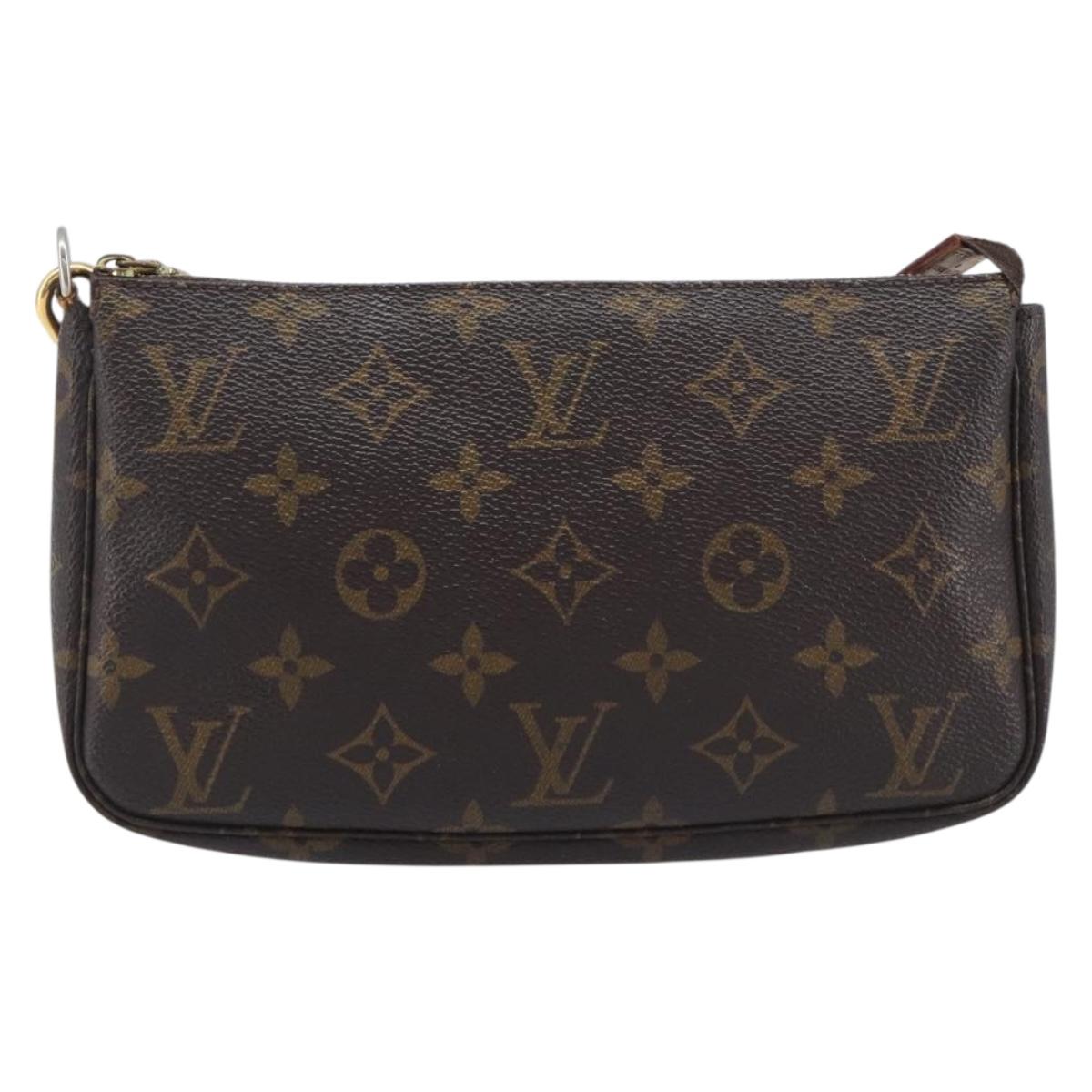 LOUIS VUITTON Monogram Pochette Accessoires Pouch M51980 LV Auth ka6688A