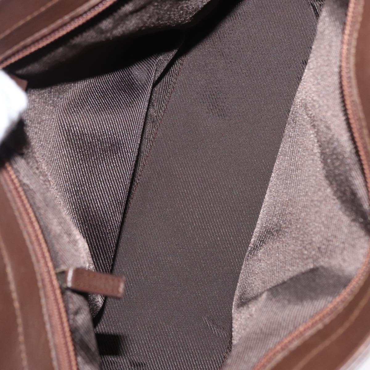 GUCCI GG Canvas Tote Bag Beige Gold 002 1199 Auth ka669