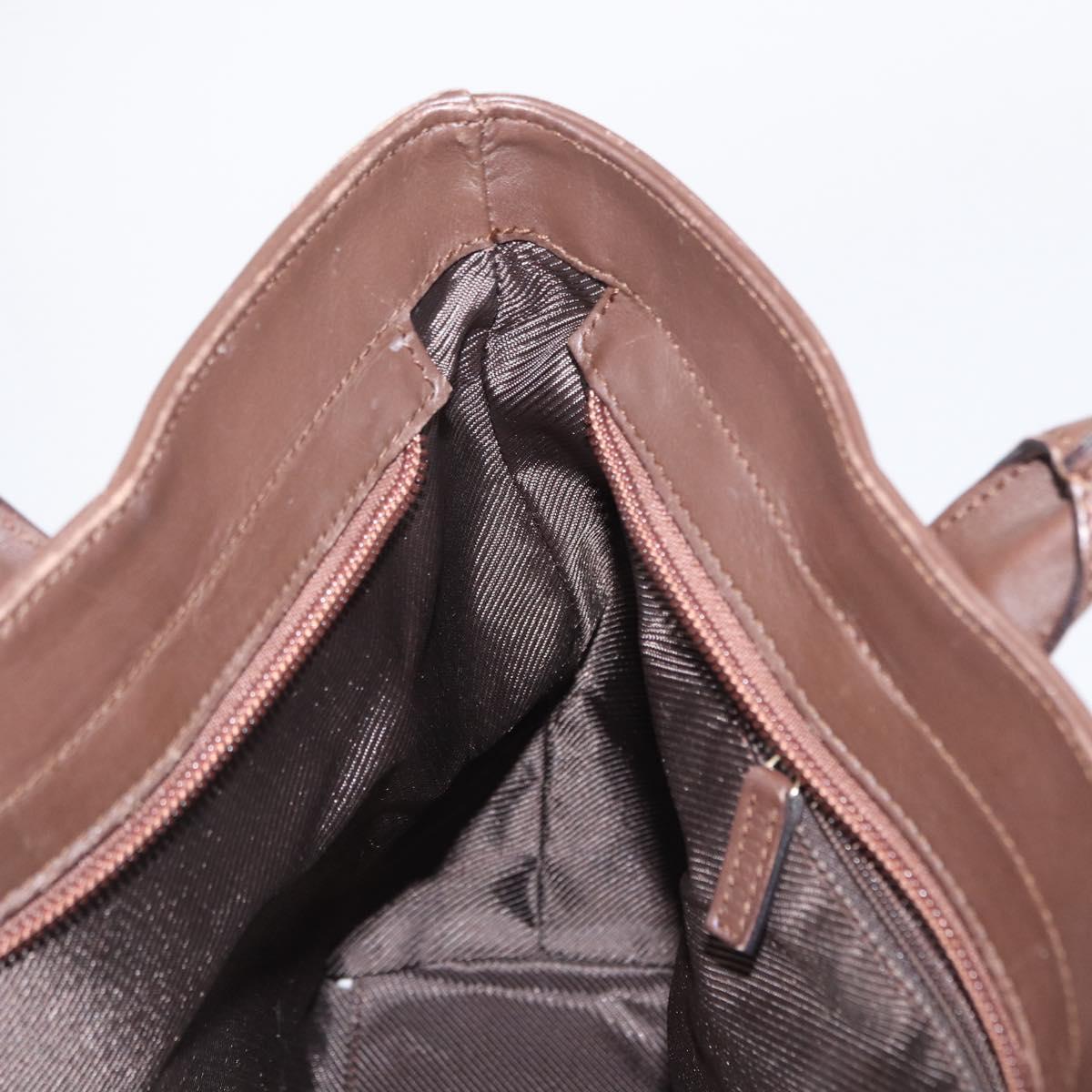 GUCCI GG Canvas Tote Bag Beige Gold 002 1199 Auth ka669