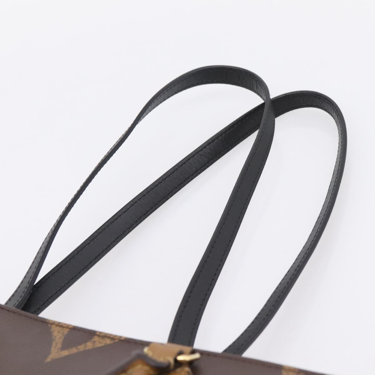 LOUIS VUITTON Monogram Reverse Giant On The Go MM Tote Bag M45321 Auth ka6696M