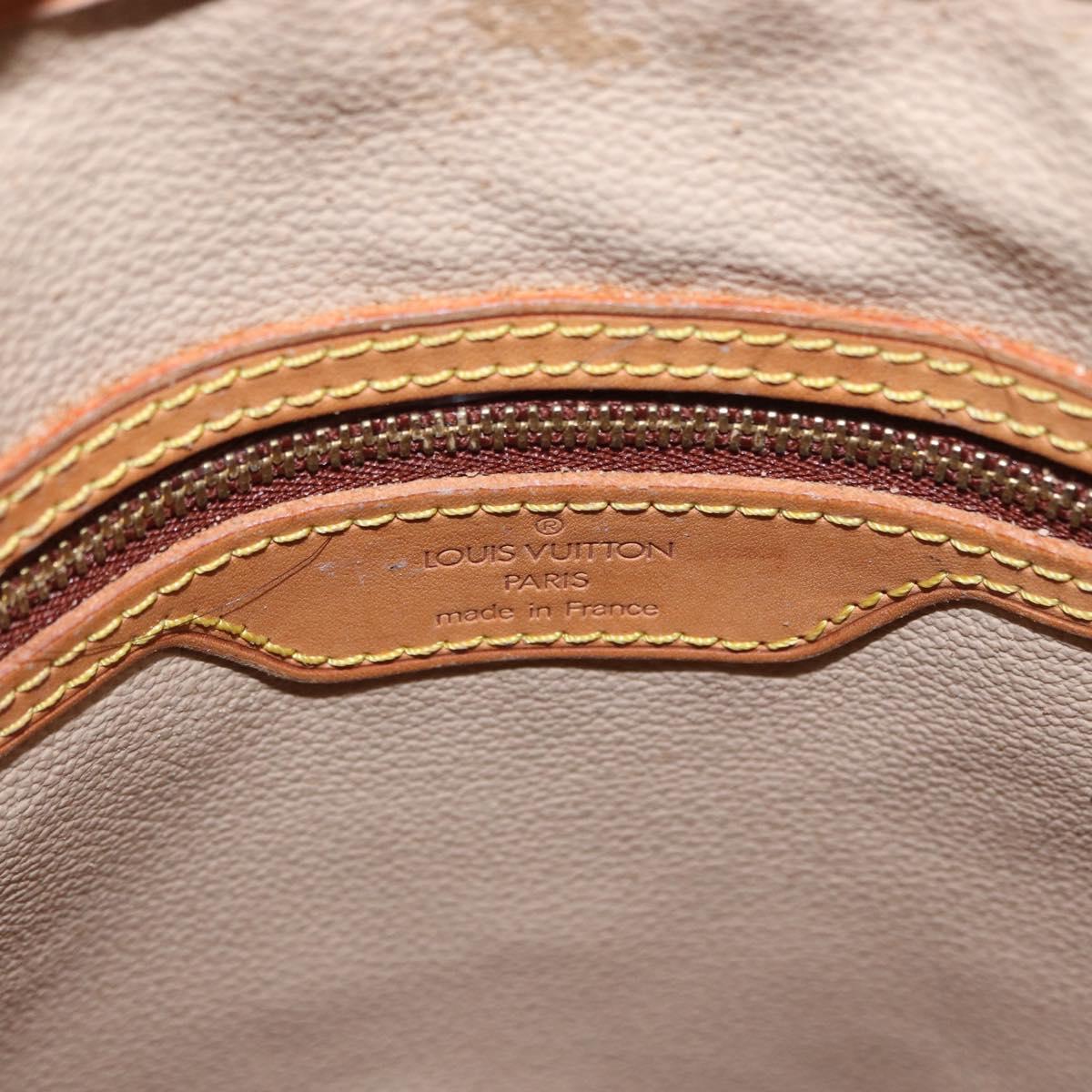 LOUIS VUITTON Monogram Bucket PM Shoulder Bag M42238 LV Auth ka670