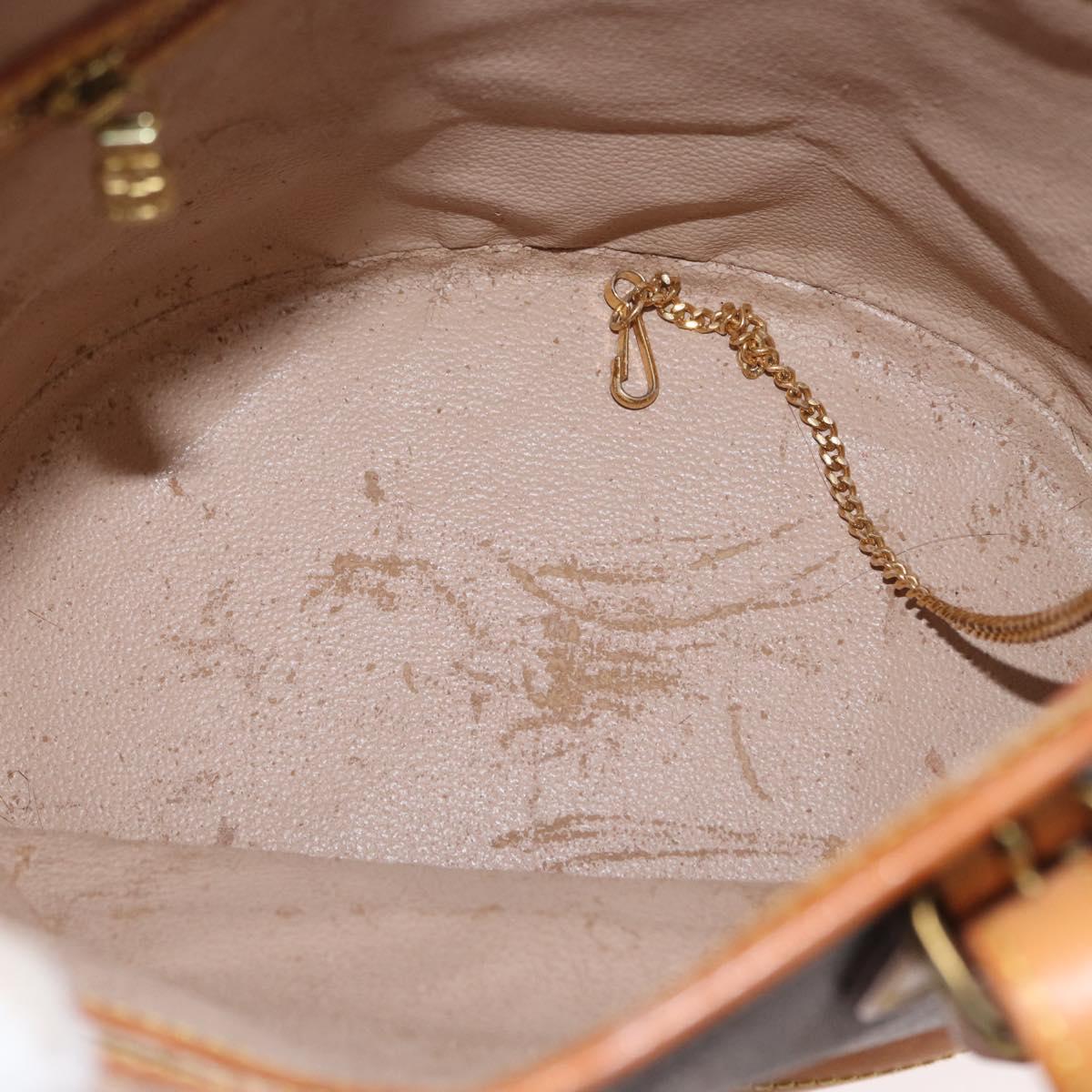 LOUIS VUITTON Monogram Bucket PM Shoulder Bag M42238 LV Auth ka670