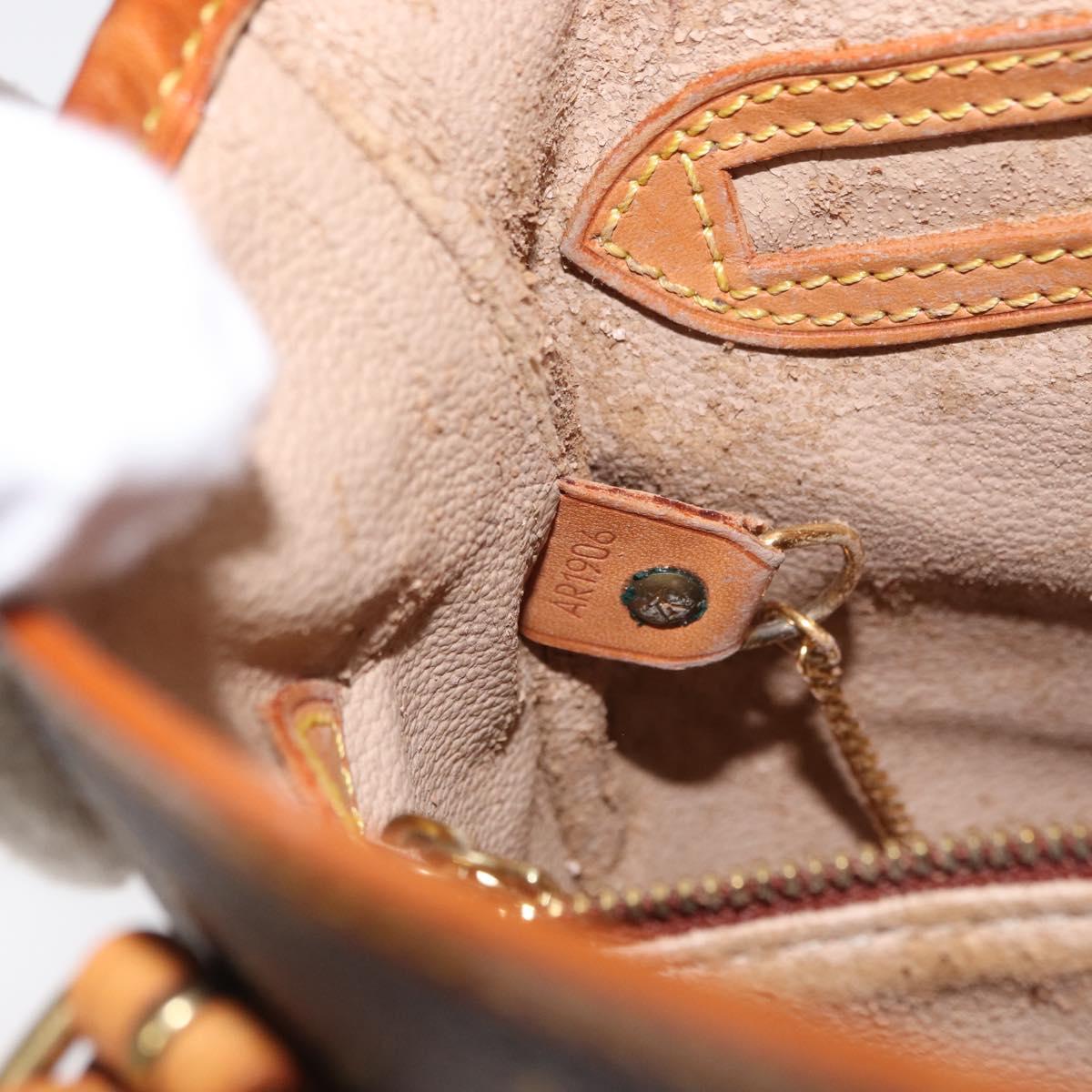 LOUIS VUITTON Monogram Bucket PM Shoulder Bag M42238 LV Auth ka670