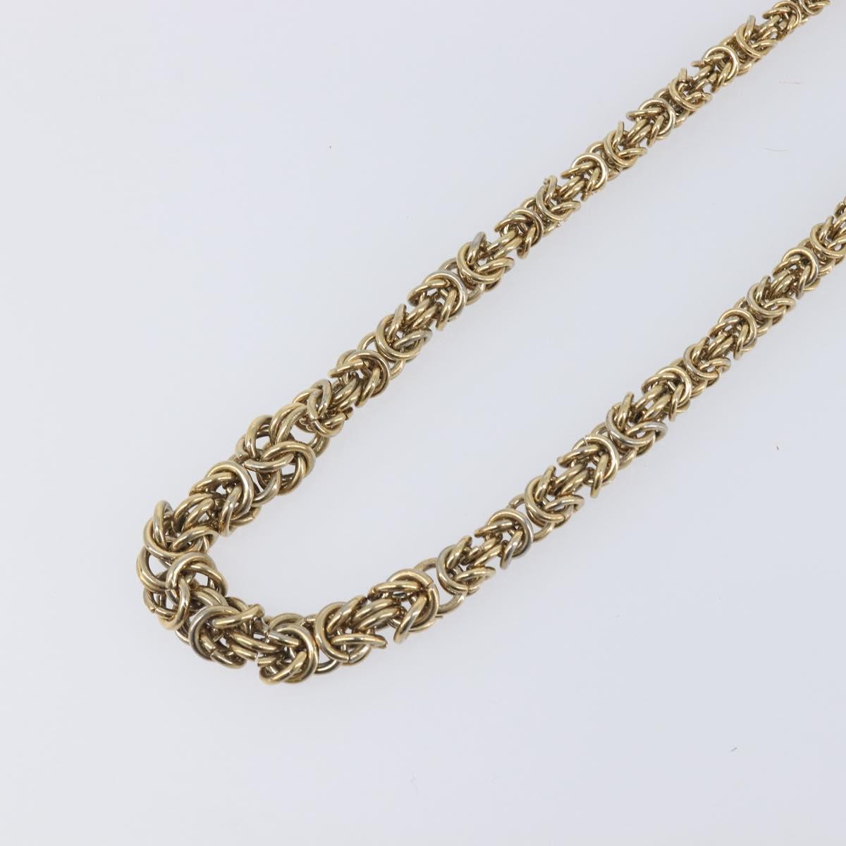 GIVENCHY Necklace Metal 4 Set Gold Tone Silver Auth ka6706