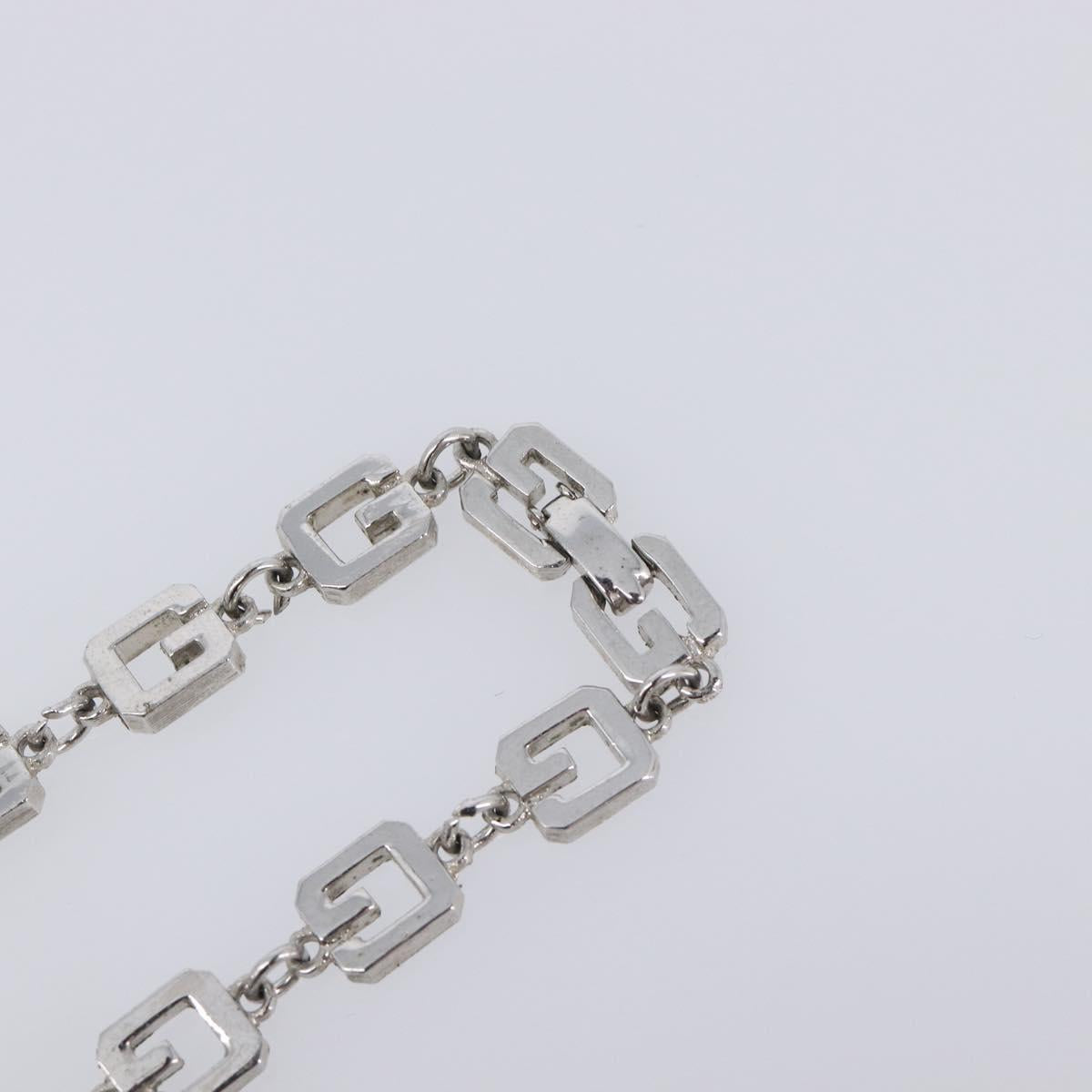 GIVENCHY Necklace Metal 4 Set Gold Tone Silver Auth ka6706