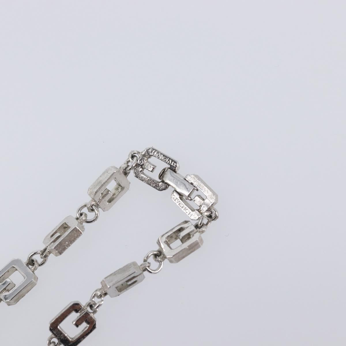 GIVENCHY Necklace Metal 4 Set Gold Tone Silver Auth ka6706