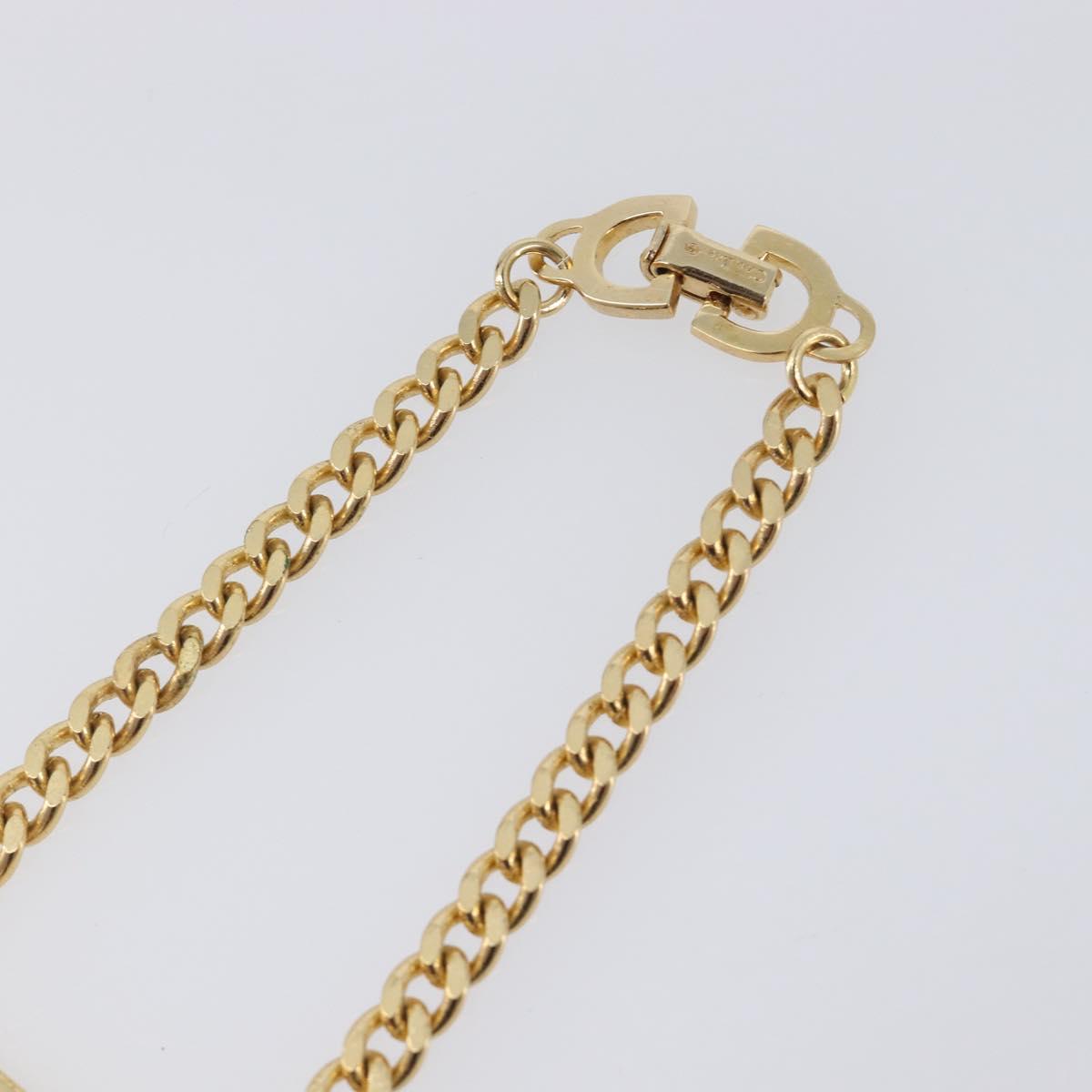Christian Dior Bracelet Metal Gold Tone Auth ka6707