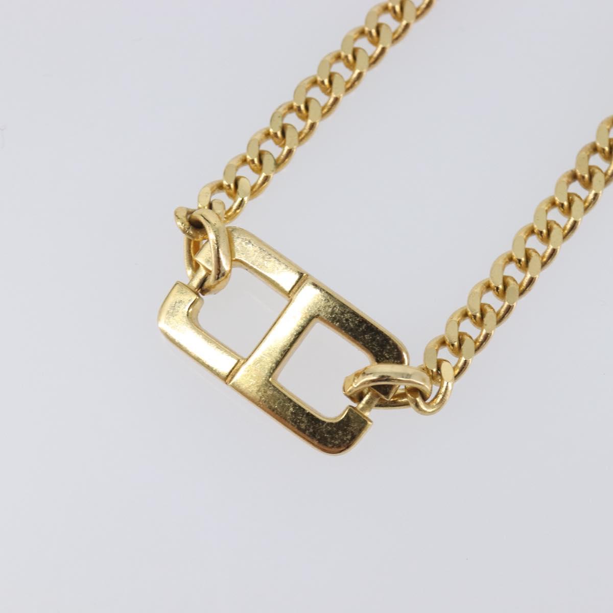 Christian Dior Bracelet Metal Gold Tone Auth ka6707
