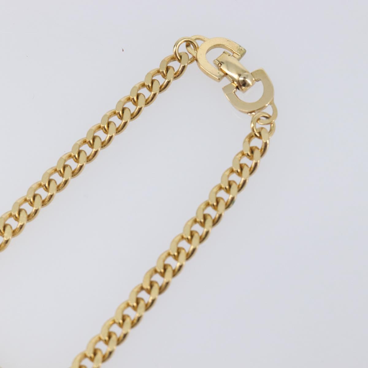 Christian Dior Bracelet Metal Gold Tone Auth ka6707