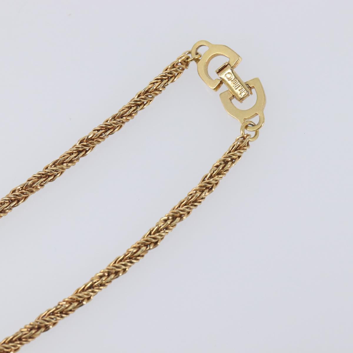 Christian Dior Bracelet Metal Gold Tone Auth ka6709
