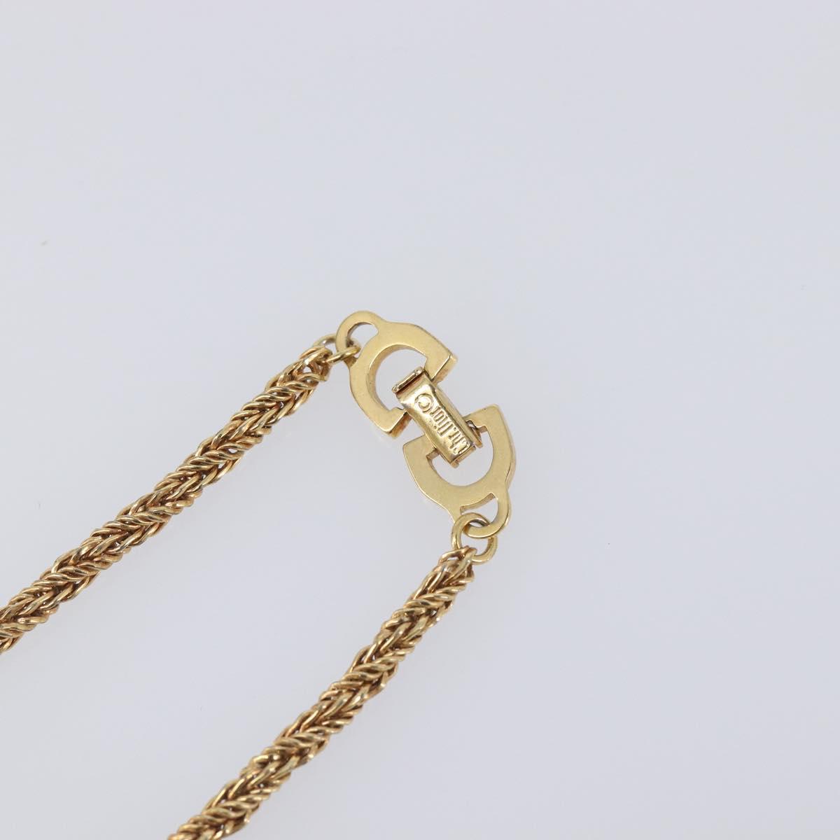 Christian Dior Bracelet Metal Gold Tone Auth ka6709