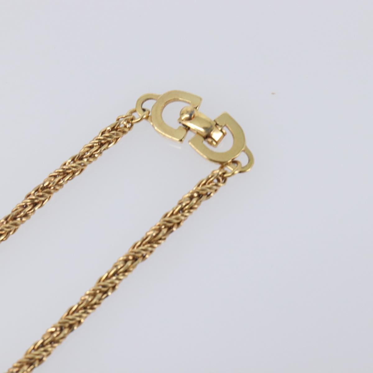 Christian Dior Bracelet Metal Gold Tone Auth ka6709