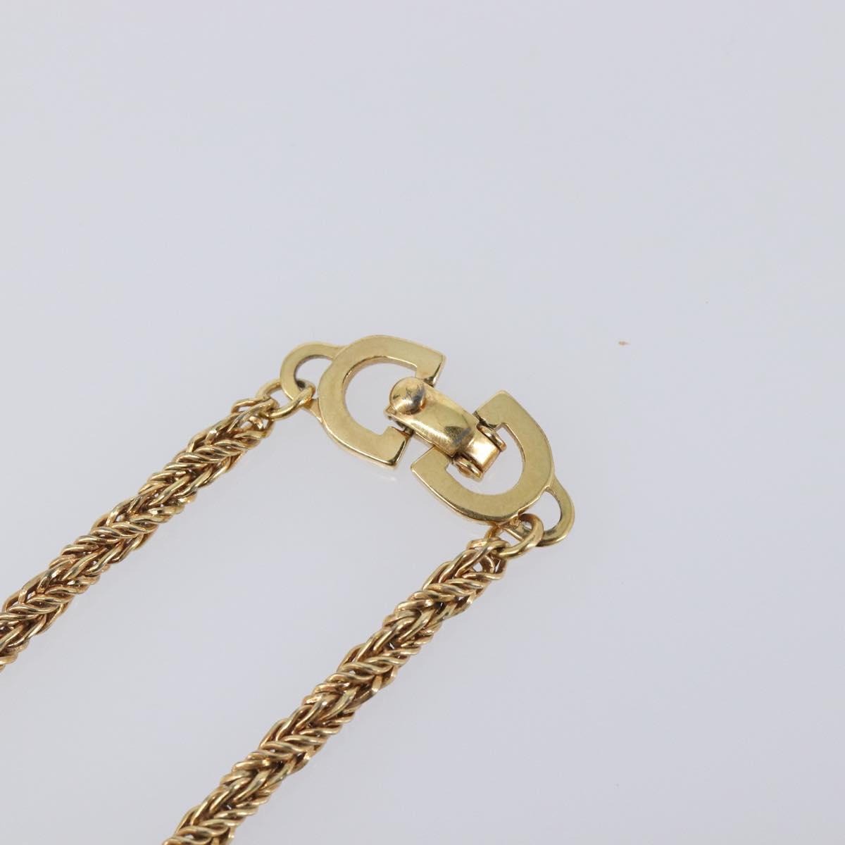 Christian Dior Bracelet Metal Gold Tone Auth ka6709
