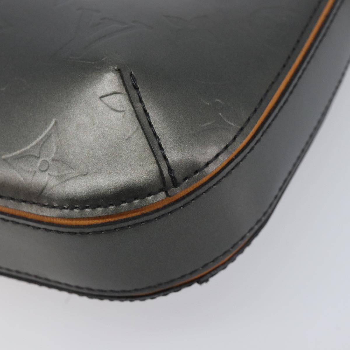 LOUIS VUITTON Monogram Mat Fowler Hand Bag Gray M55142 LV Auth ka6721