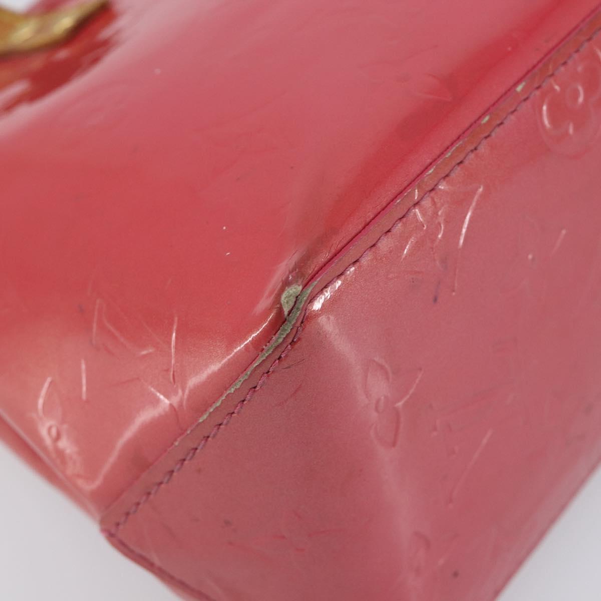 LOUIS VUITTON Monogram Vernis Reade PM Hand Bag Fran Boise M9132F LV Auth ka6729