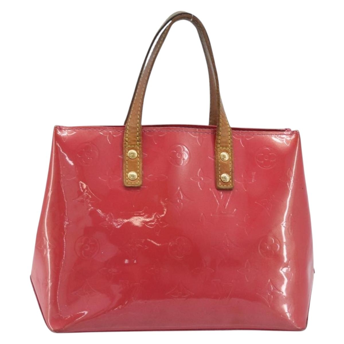 LOUIS VUITTON Monogram Vernis Reade PM Hand Bag Fran Boise M9132F LV Auth ka6729