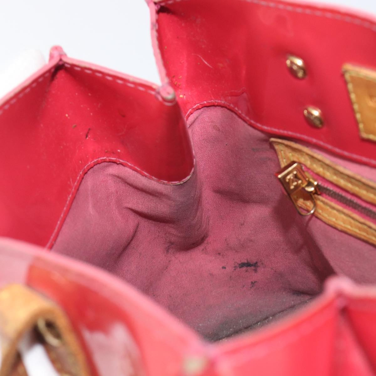 LOUIS VUITTON Monogram Vernis Reade PM Hand Bag Fran Boise M9132F LV Auth ka6729
