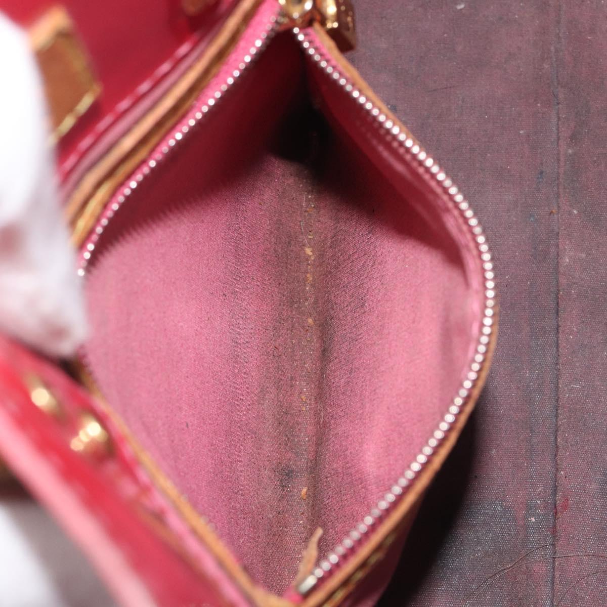 LOUIS VUITTON Monogram Vernis Reade PM Hand Bag Fran Boise M9132F LV Auth ka6729