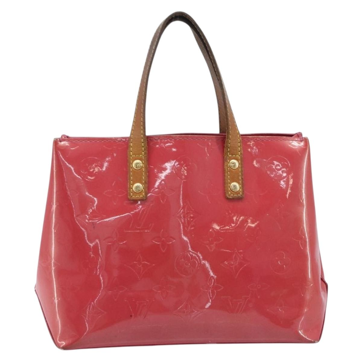 LOUIS VUITTON Monogram Vernis Reade PM Hand Bag Fran Boise M9132F LV Auth ka6729