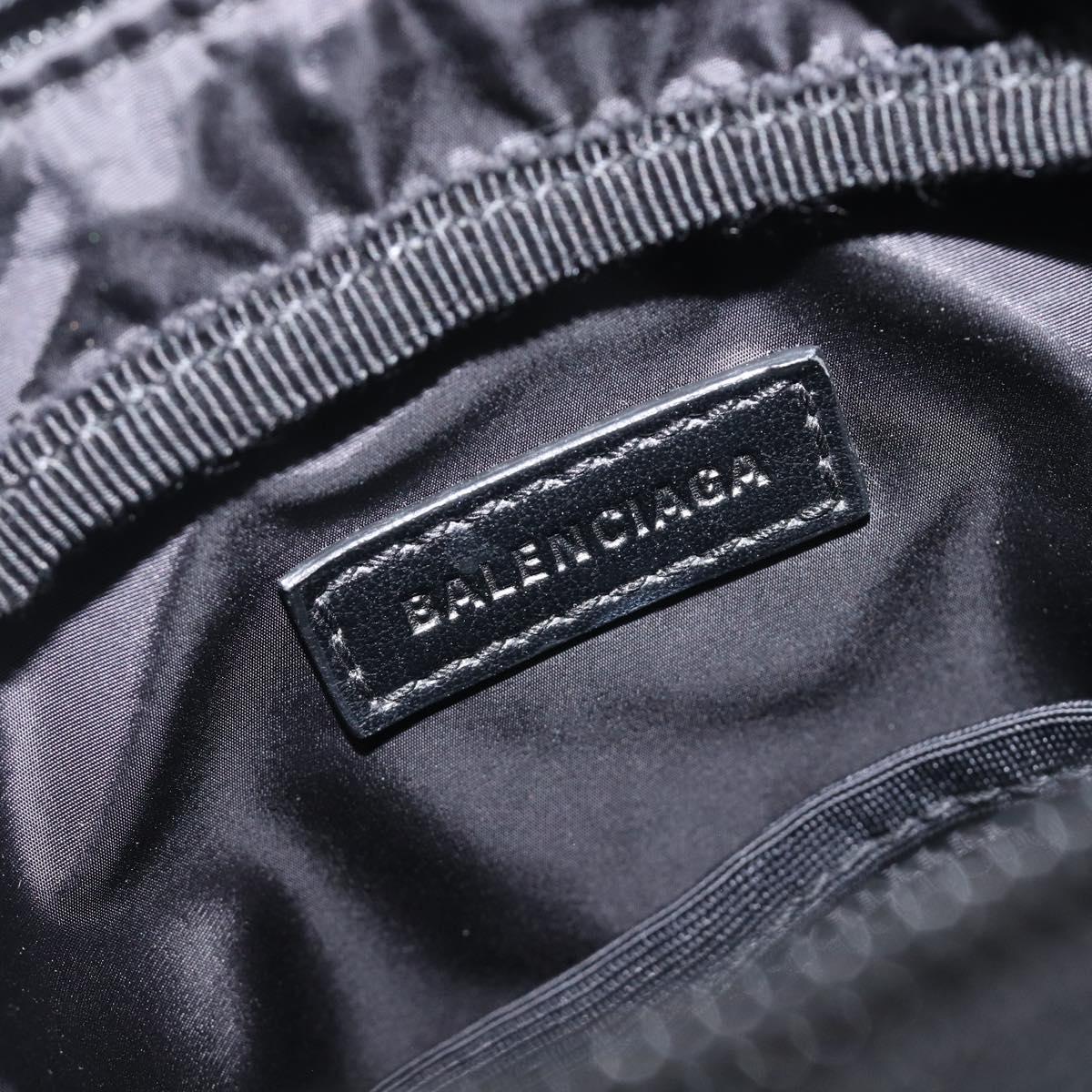 Balenciaga Sports Messenger Bag S Shoulder Bag Nylon Black 638657 Auth ka6757A