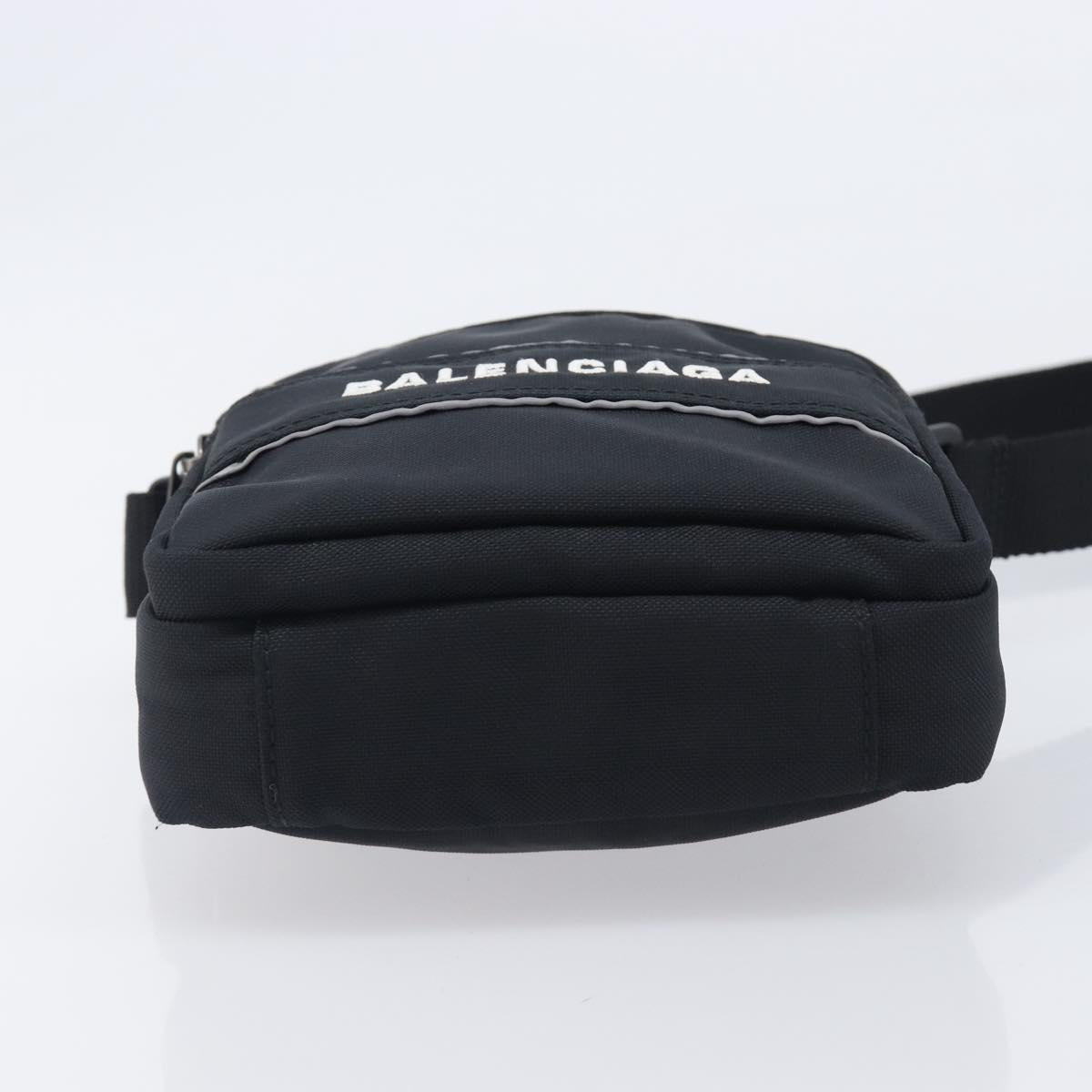 Balenciaga Sports Messenger Bag S Shoulder Bag Nylon Black 638657 Auth ka6757A
