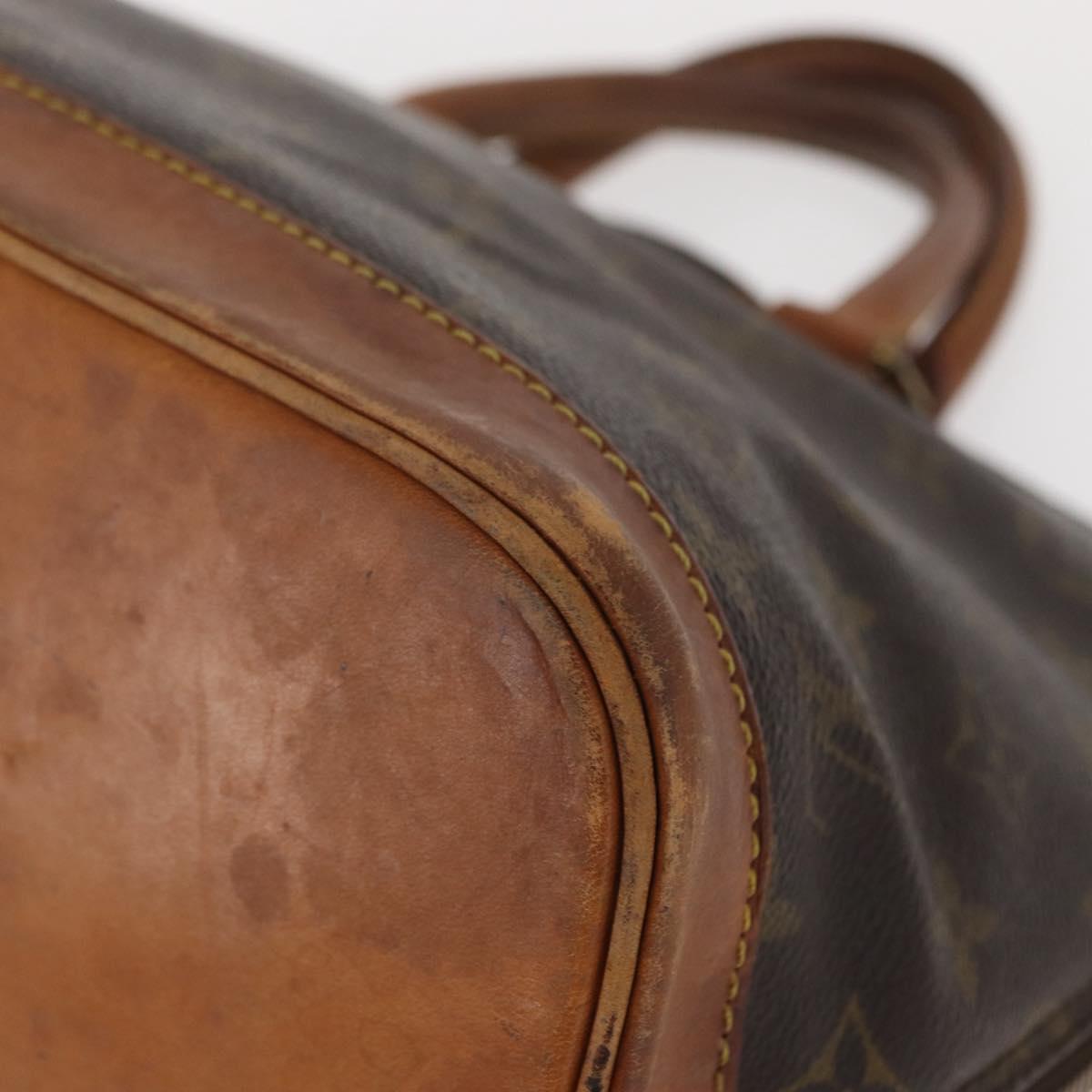 LOUIS VUITTON Monogram Alma Hand Bag M51130 LV Auth ka676