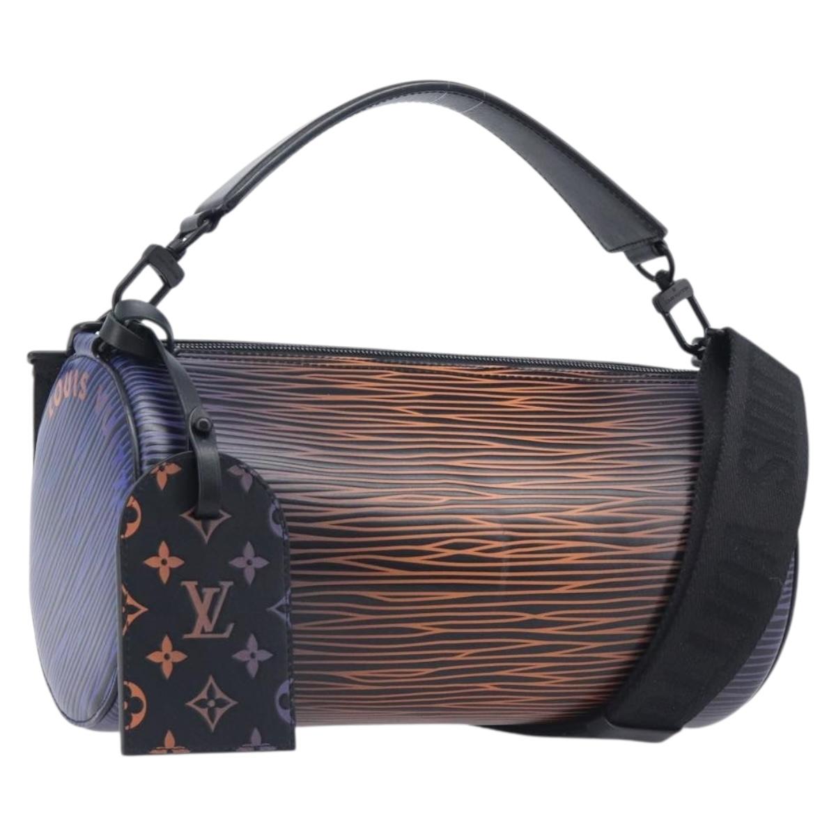 LOUIS VUITTON Epi XL Soft Porosion MM Shoulder Bag Orange M23093 Auth ka6768SAM