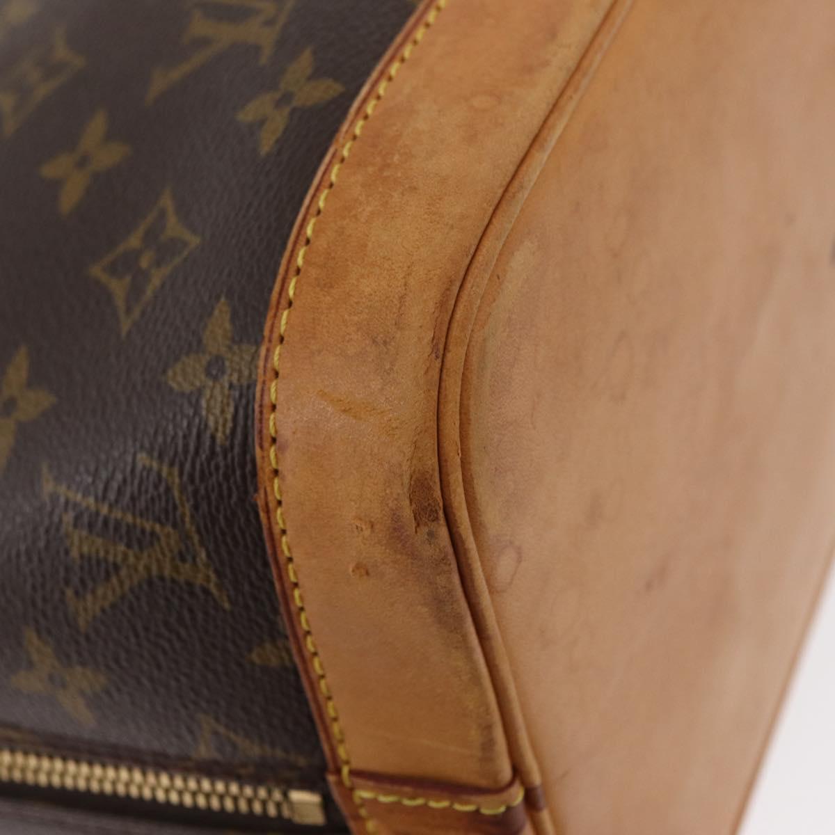 LOUIS VUITTON Monogram Alma Hand Bag M51130 LV Auth ka677