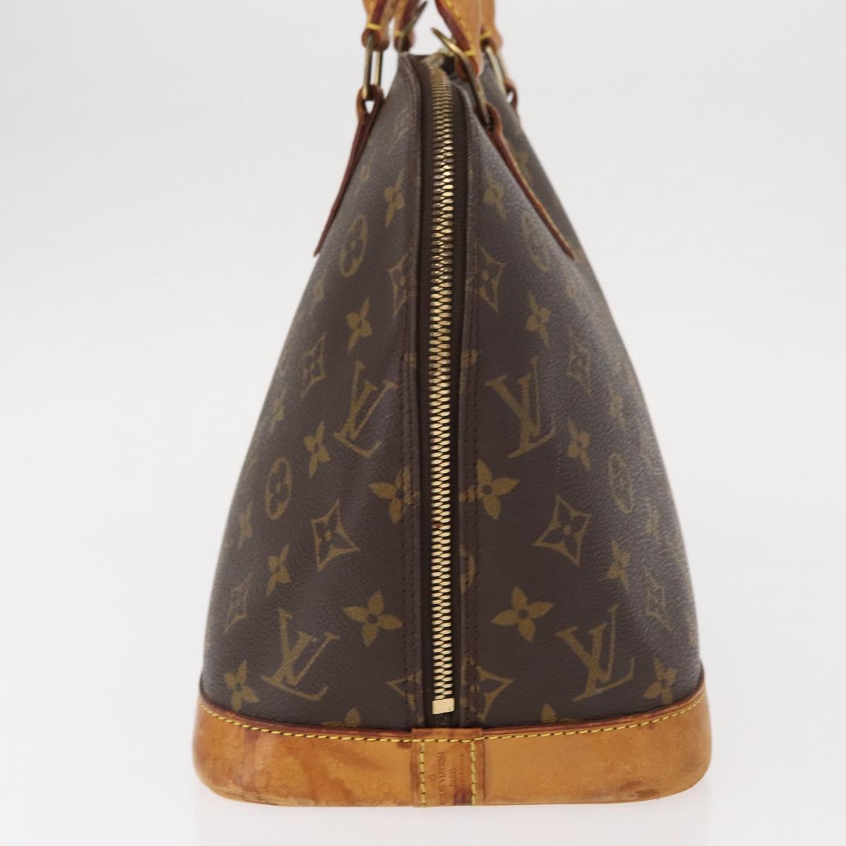 LOUIS VUITTON Monogram Alma Hand Bag M51130 LV Auth ka677