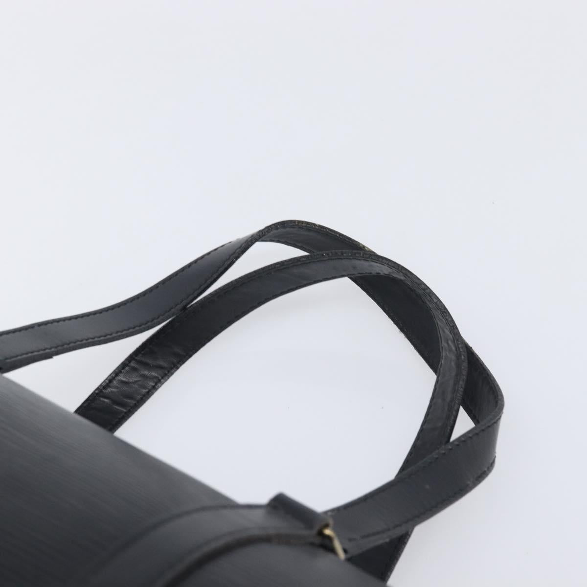 LOUIS VUITTON Epi Soufflot Hand Bag Black M52222 LV Auth ka6771