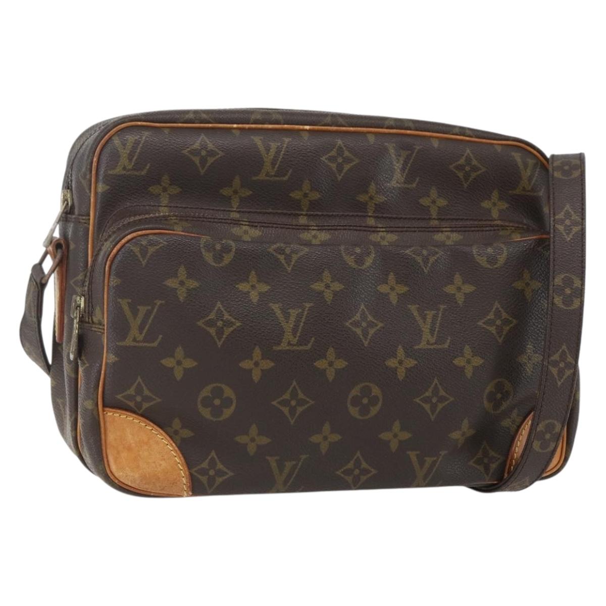 LOUIS VUITTON Monogram Nile Shoulder Bag M45244 LV Auth ka678