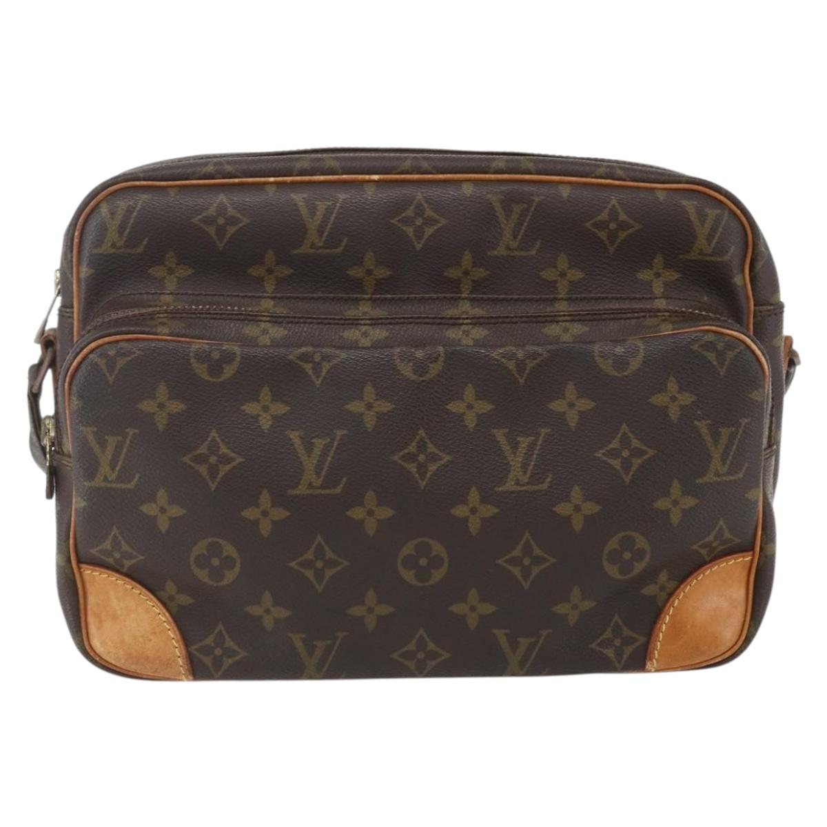 LOUIS VUITTON Monogram Nile Shoulder Bag M45244 LV Auth ka678