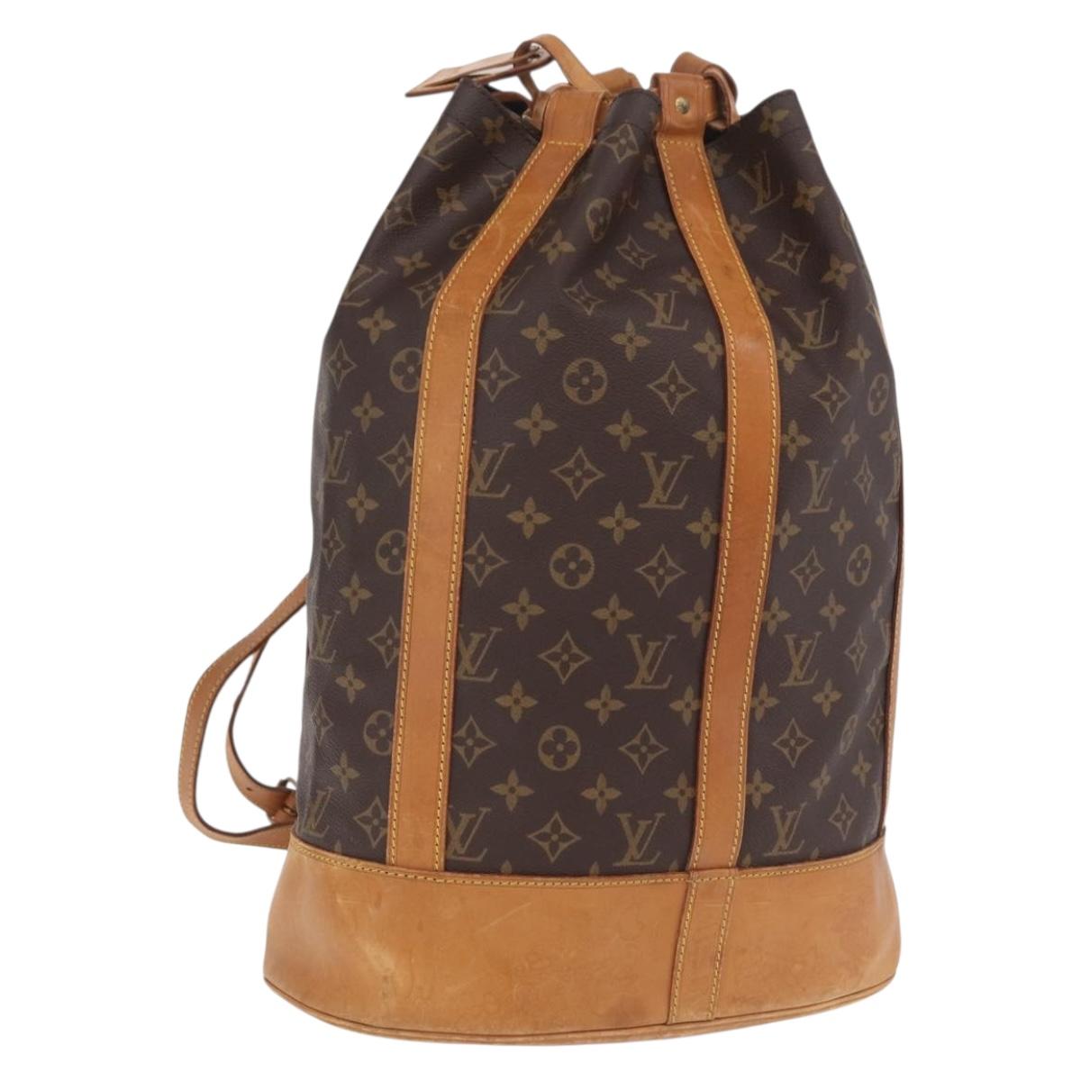 LOUIS VUITTON Monogram Randonnee GM Shoulder Bag M42244 LV Auth ka6782