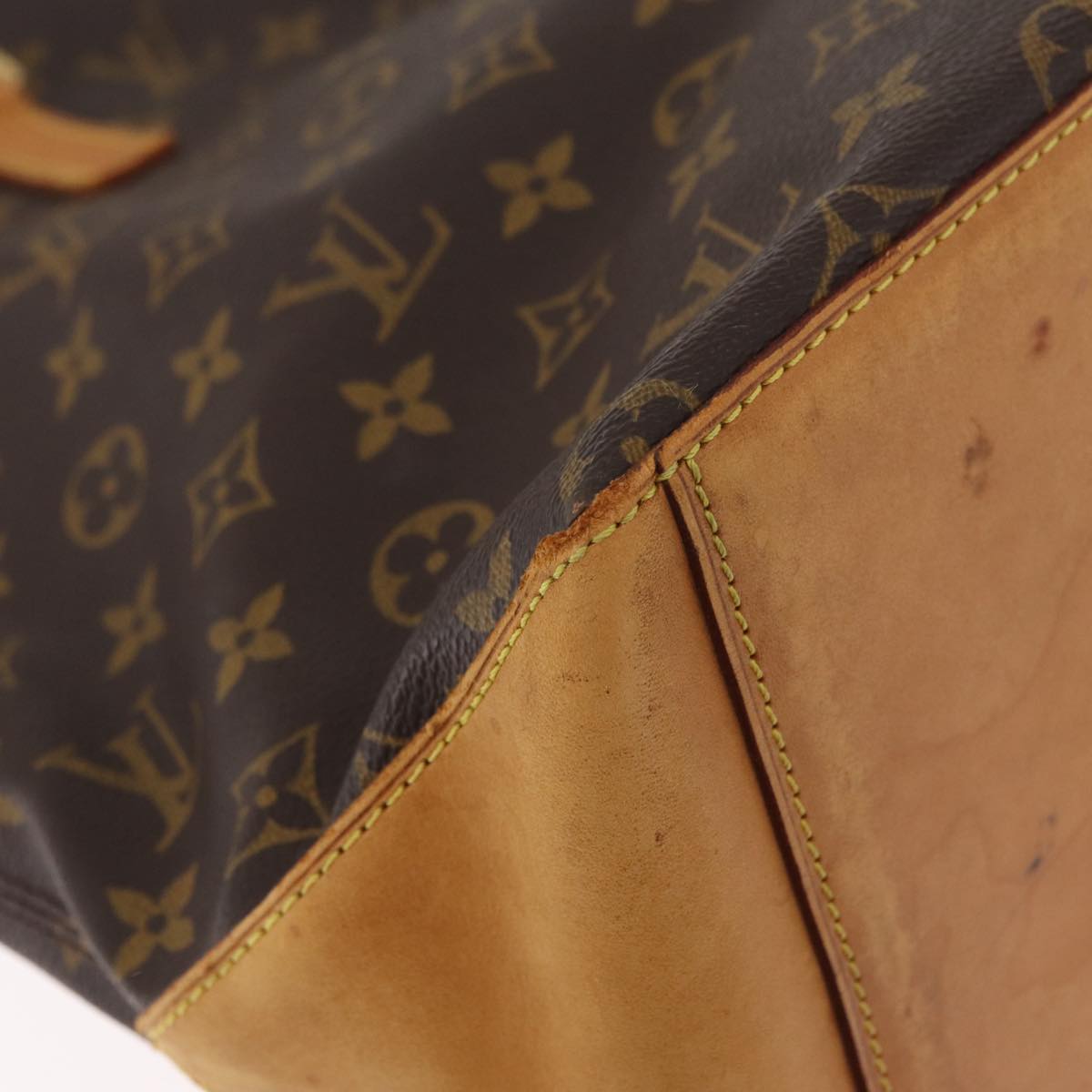 LOUIS VUITTON Monogram Cabas Mezzo Tote Bag M51151 LV Auth ka6783