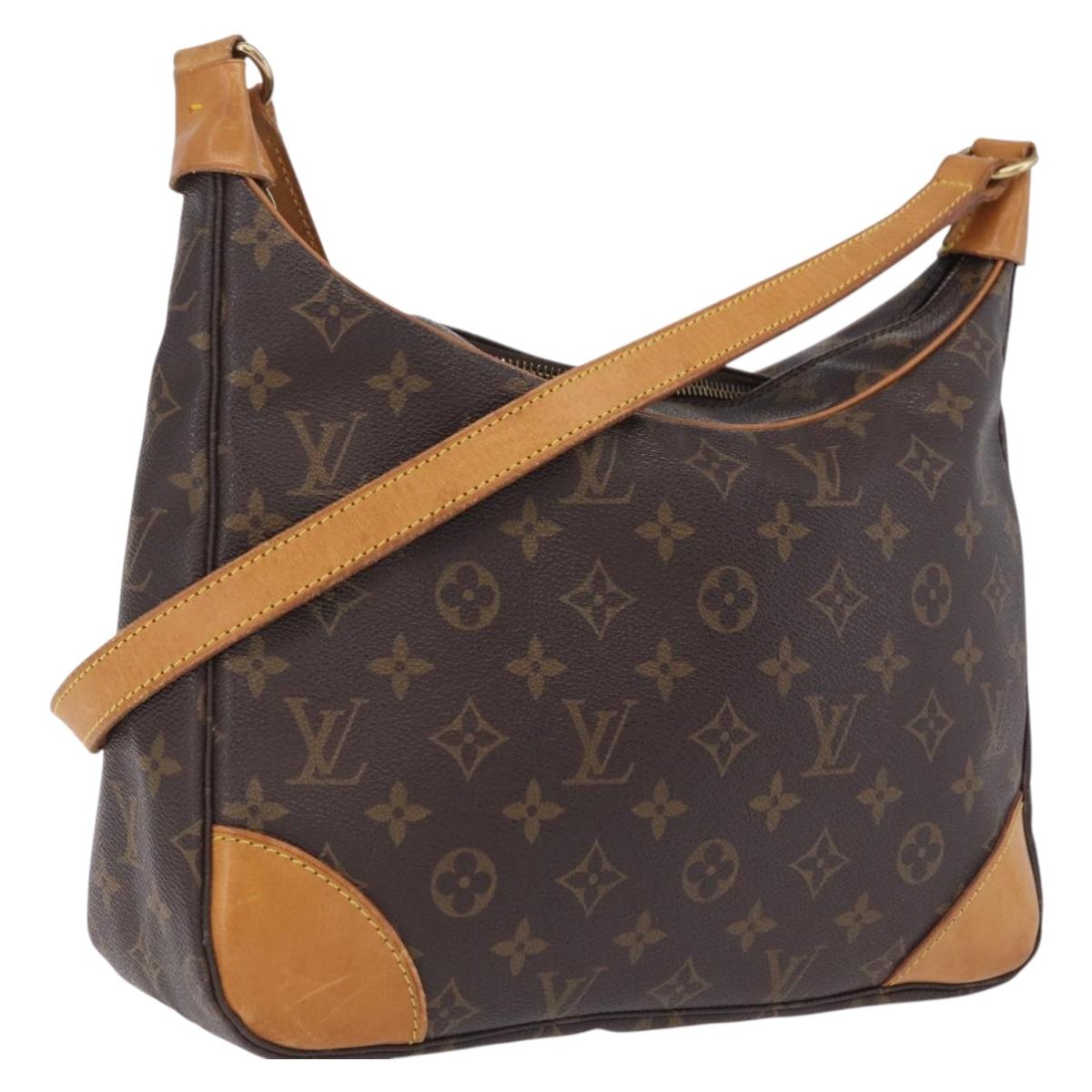 LOUIS VUITTON Monogram Boulogne 30 Shoulder Bag M51265 LV Auth ka6784A
