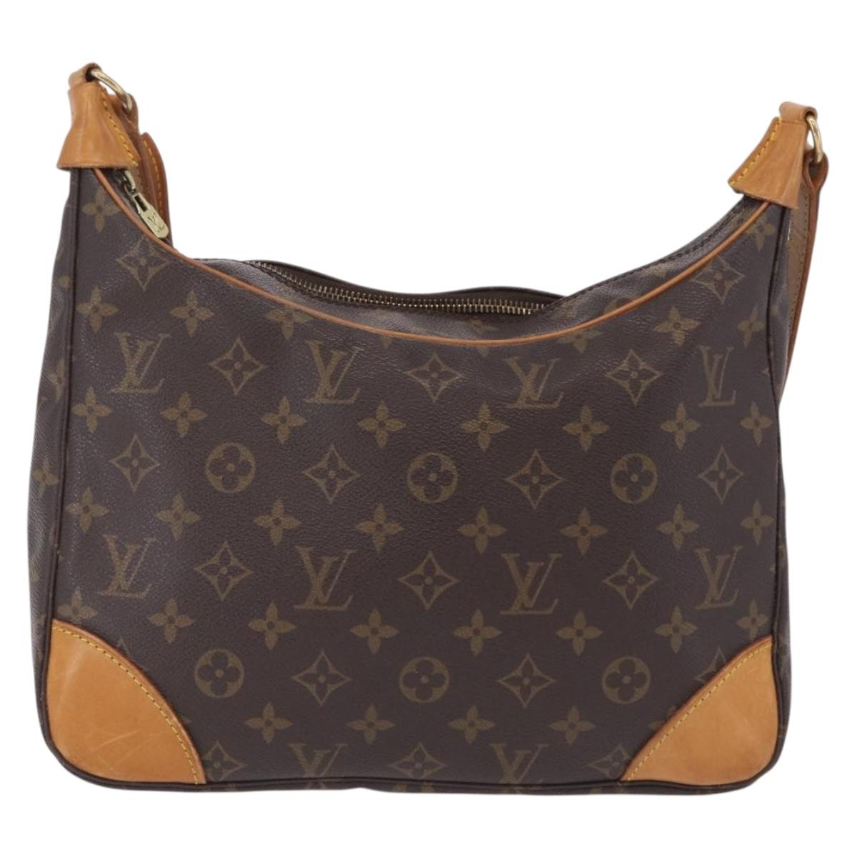 LOUIS VUITTON Monogram Boulogne 30 Shoulder Bag M51265 LV Auth ka6784A