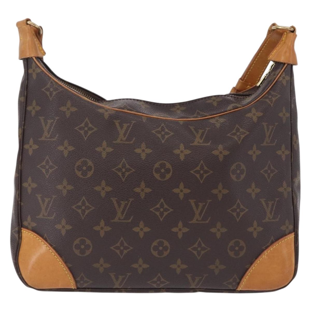 LOUIS VUITTON Monogram Boulogne 30 Shoulder Bag M51265 LV Auth ka6784A