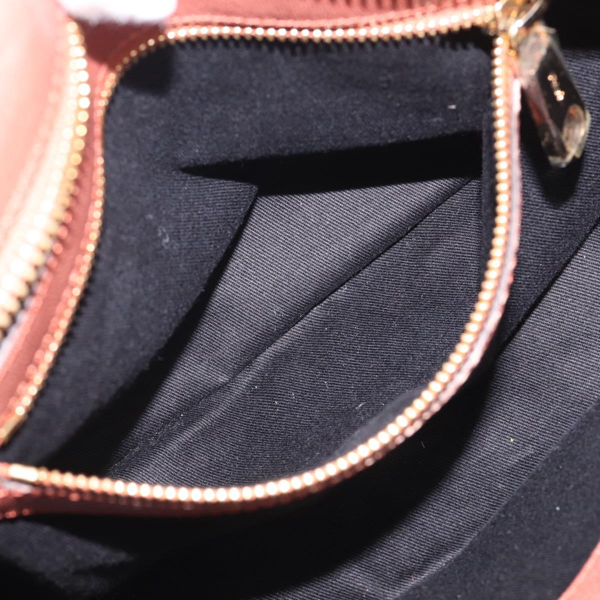 Chloe Etel Hand Bag Leather 2way Pink Gold Auth ka6785A