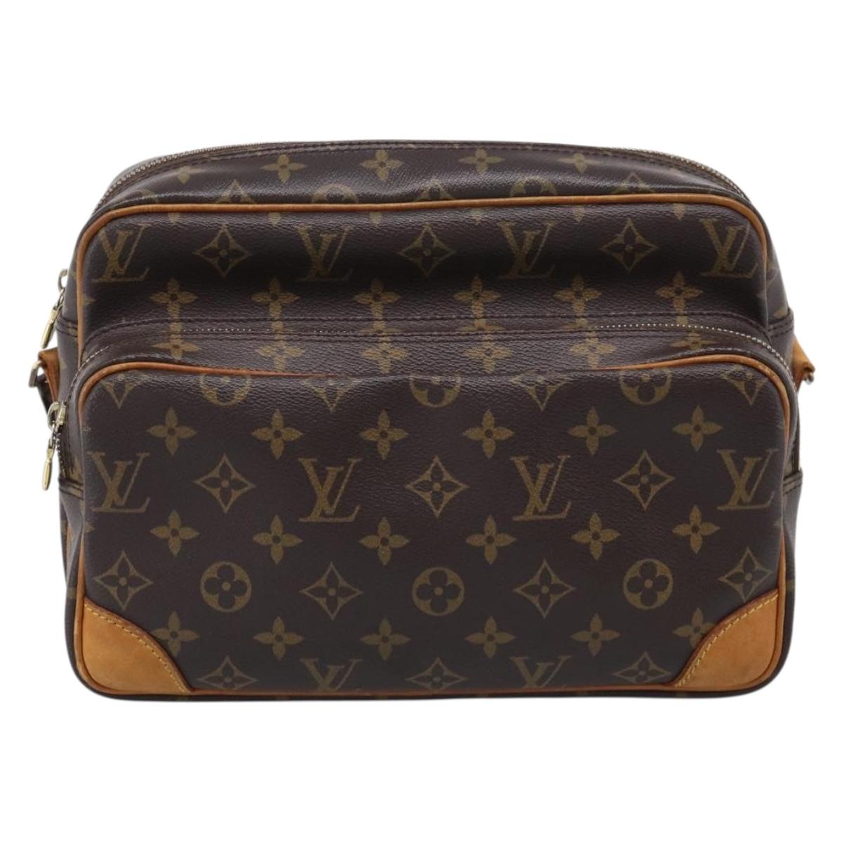 LOUIS VUITTON Monogram Nile Shoulder Bag M45244 LV Auth ka6786A