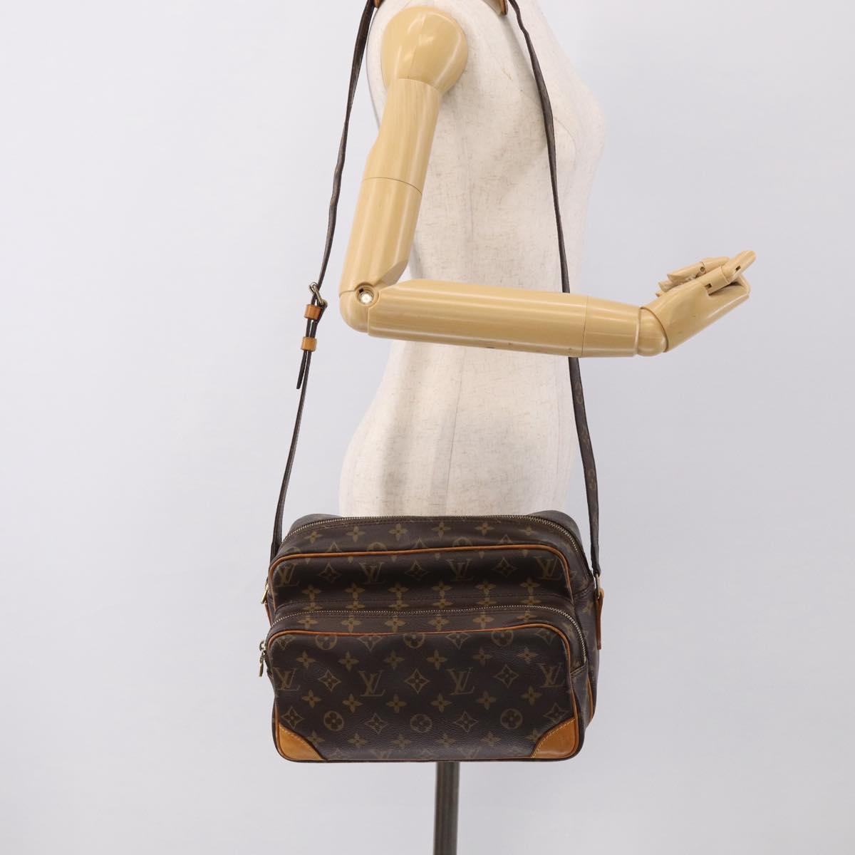 LOUIS VUITTON Monogram Nile Shoulder Bag M45244 LV Auth ka6786A