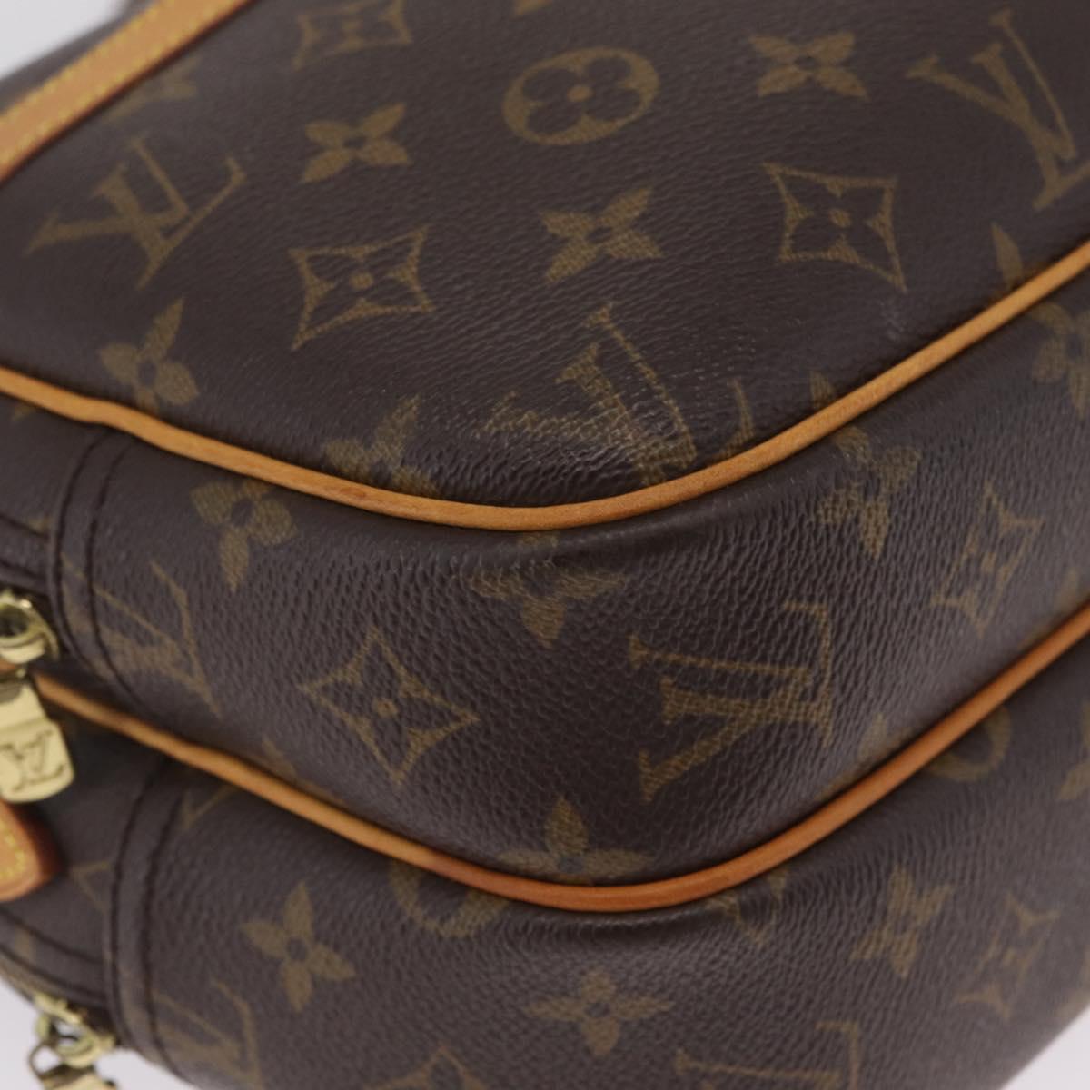 LOUIS VUITTON Monogram Reporter PM Shoulder Bag M45254 LV Auth ka6787
