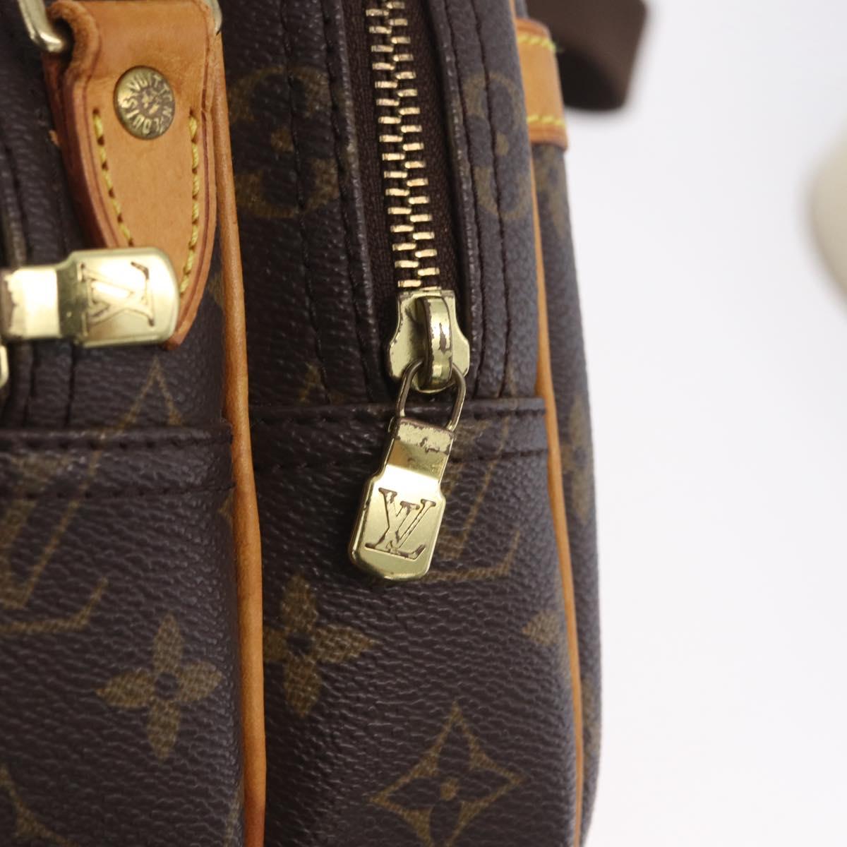 LOUIS VUITTON Monogram Reporter PM Shoulder Bag M45254 LV Auth ka6787