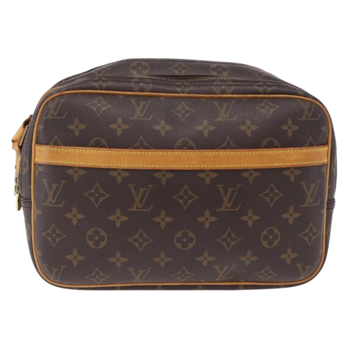 LOUIS VUITTON Monogram Reporter PM Shoulder Bag M45254 LV Auth ka6787