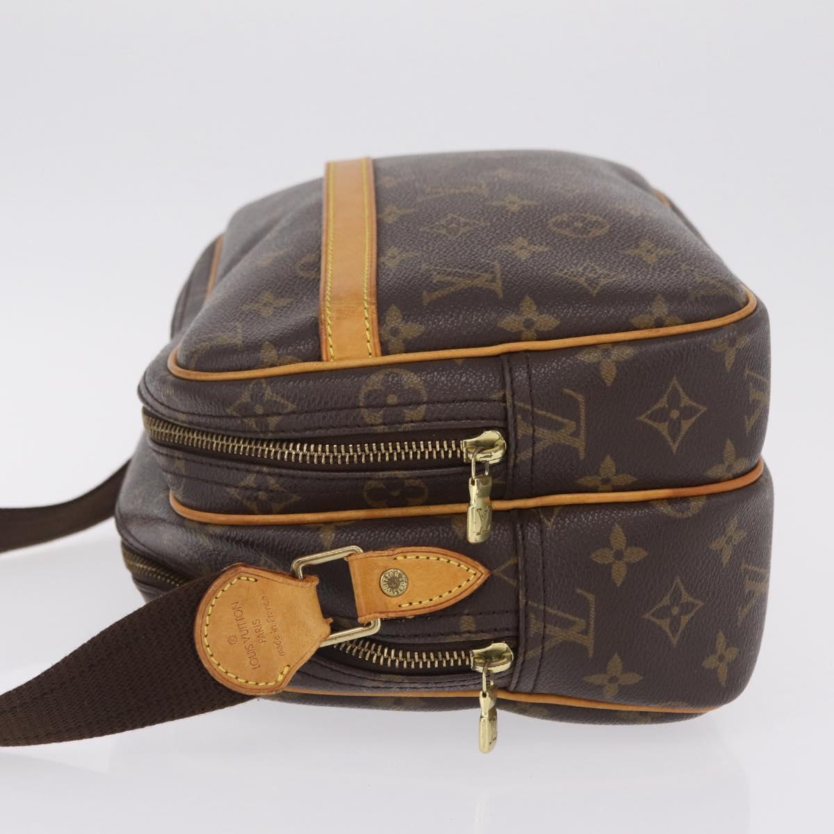 LOUIS VUITTON Monogram Reporter PM Shoulder Bag M45254 LV Auth ka6787