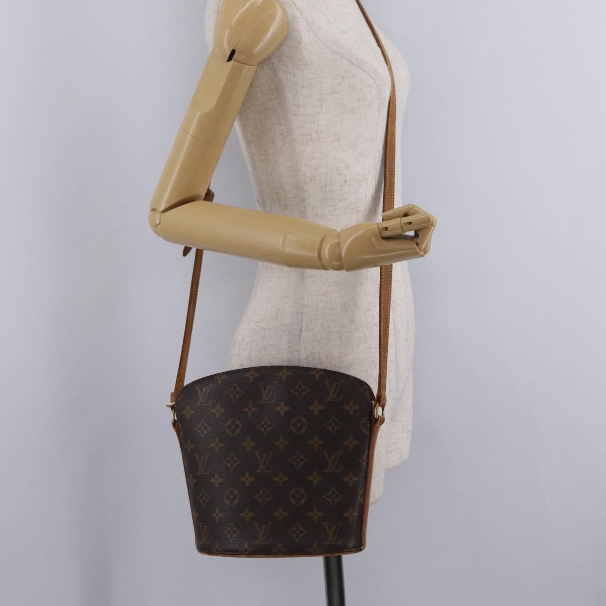 LOUIS VUITTON Monogram Drouot Shoulder Shoulder Bag M51290 LV Auth ka6788