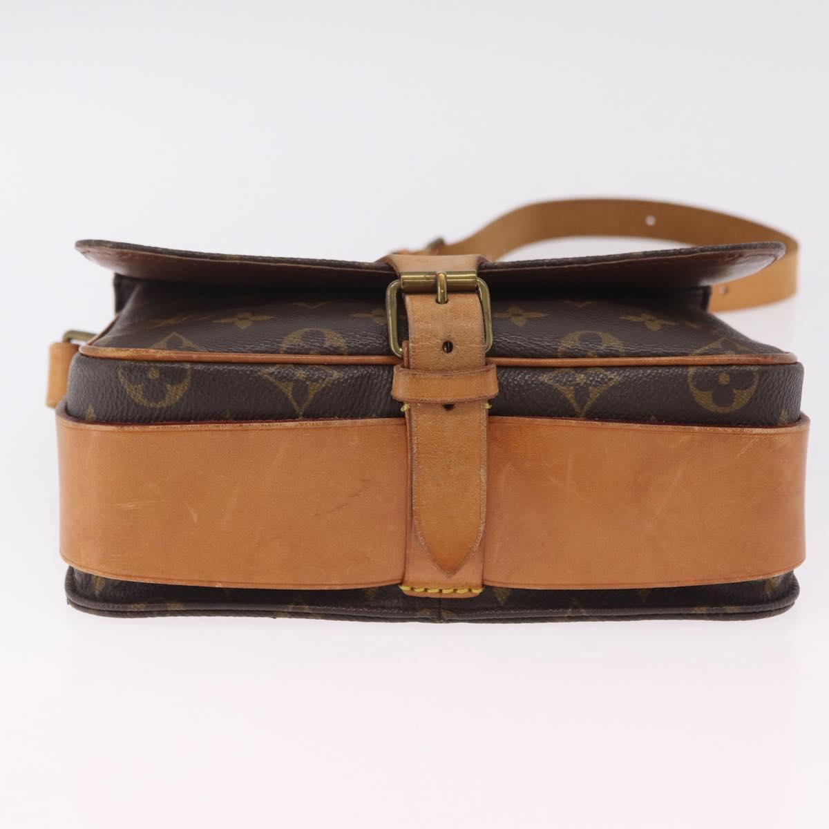 LOUIS VUITTON Monogram Cartouchiere MM Shoulder Bag M51253 LV Auth ka6790