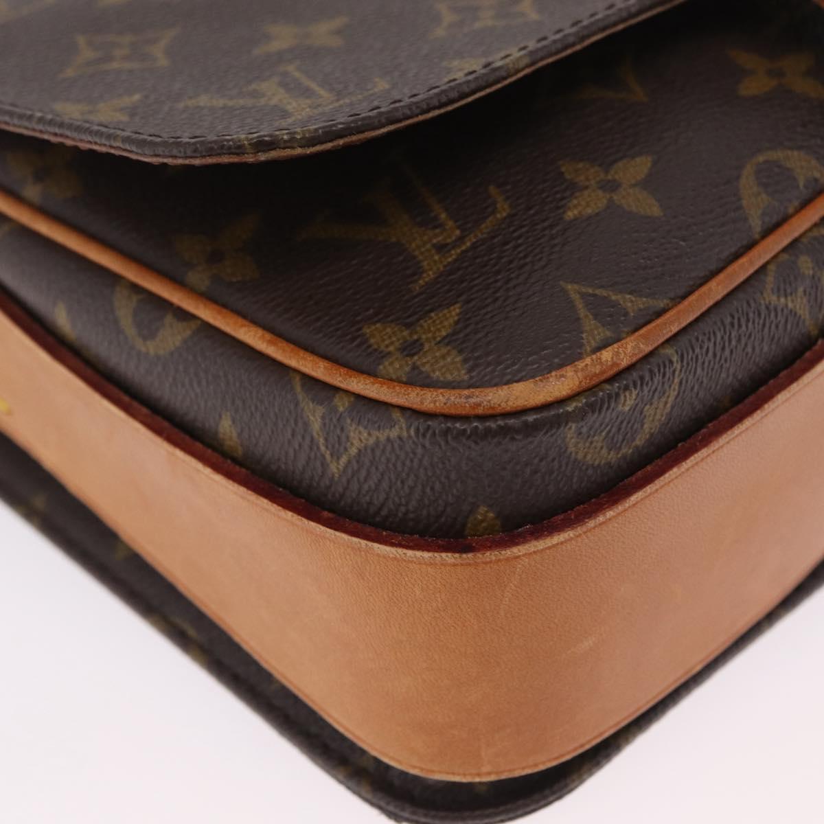 LOUIS VUITTON Monogram Cartouchiere MM Shoulder Bag M51253 LV Auth ka6790